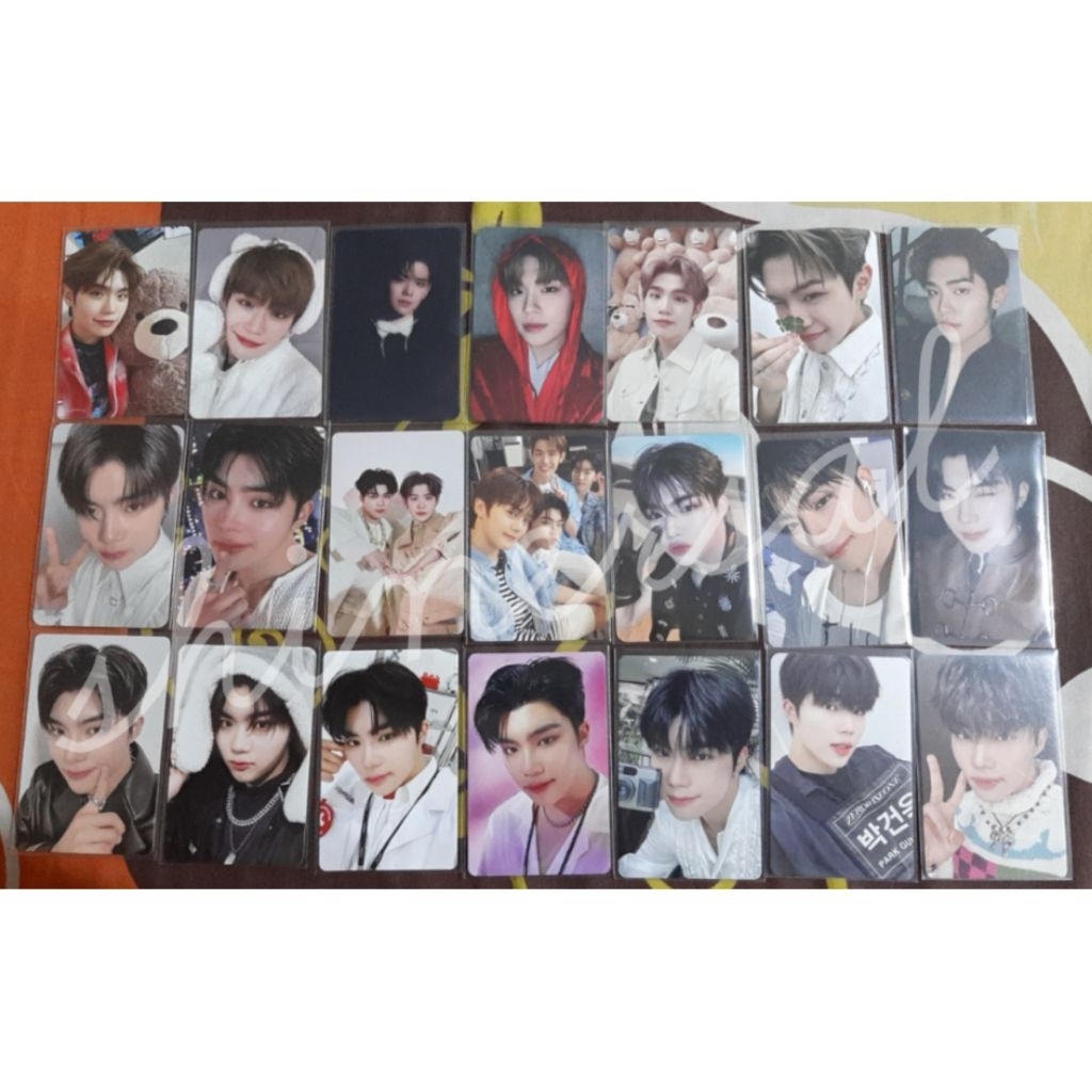 Photocard PC OFFICIAL aab Gunwook Taerae Zerobaseone ZB1 Album POB Youth In The shade Yura Yura Melt
