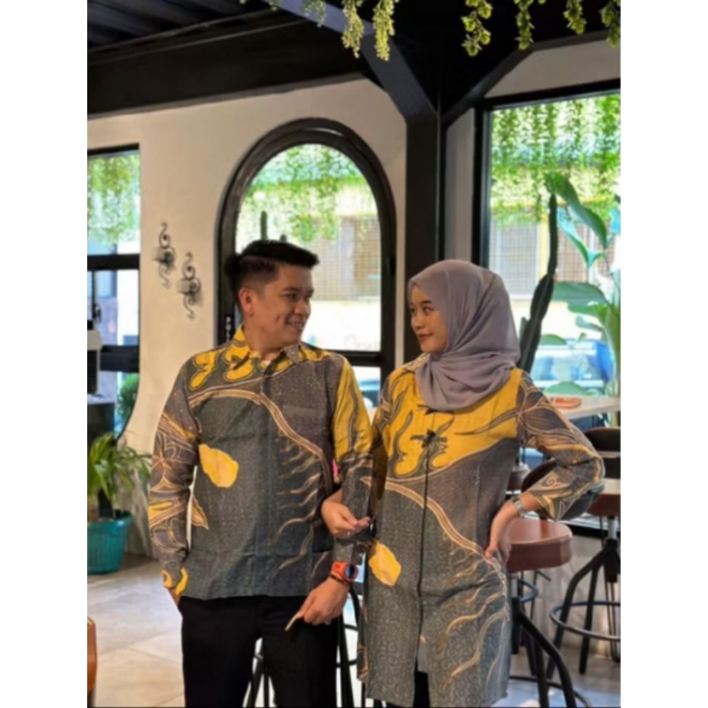 batik couple lengan panjang | batik cewek lengan panjang | batik cowok lengan panjang | batik doby p