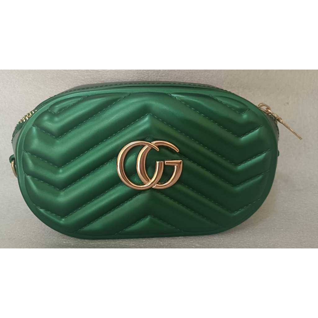 PPT034 Tas Pinggang Nagita Slavina Tas Jelly 19CM  2 TALI Tas Fashion Import