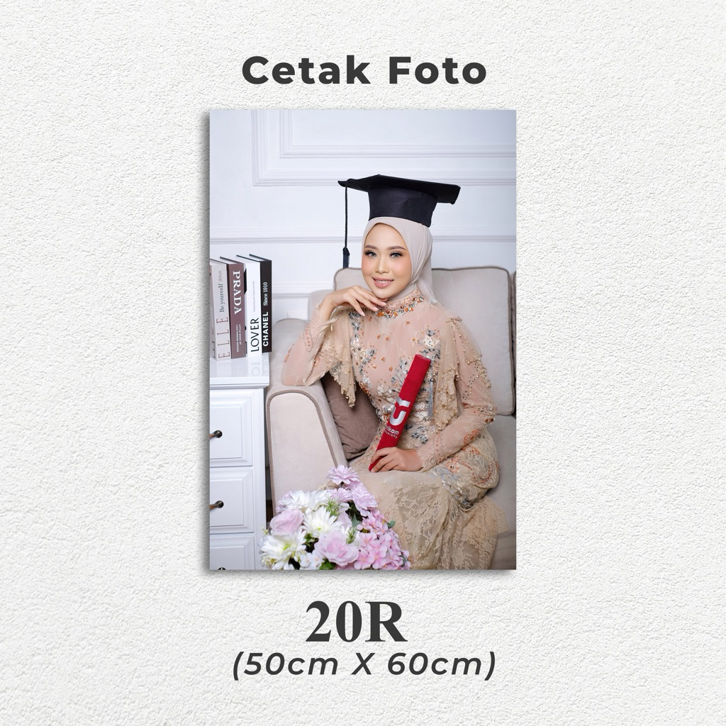 cetak foto ukuran jumbo 20R kertas foto