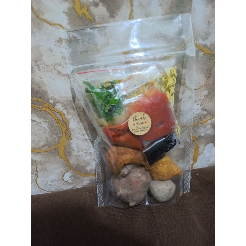 

bakso harapan isian cincang/mercon