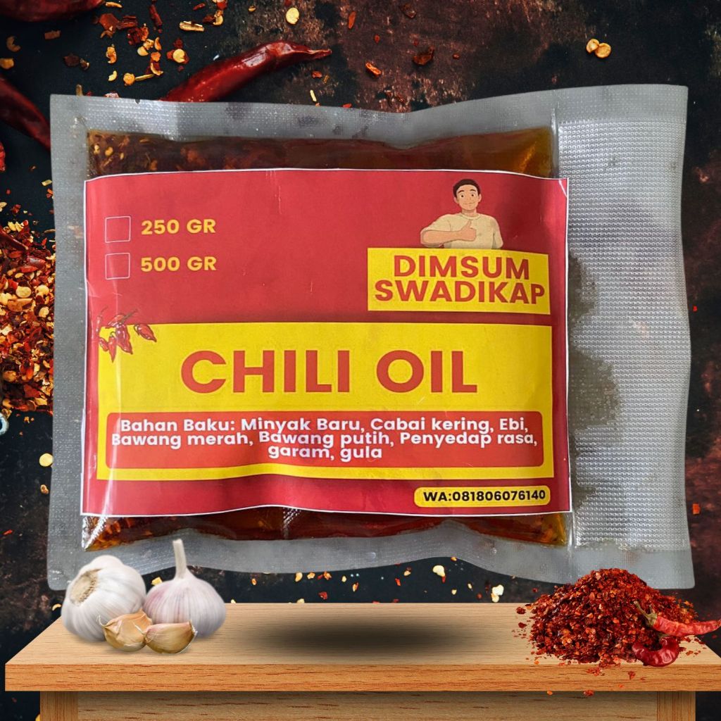 

Chili Oil Swadikap Premium 250 dan 500gr