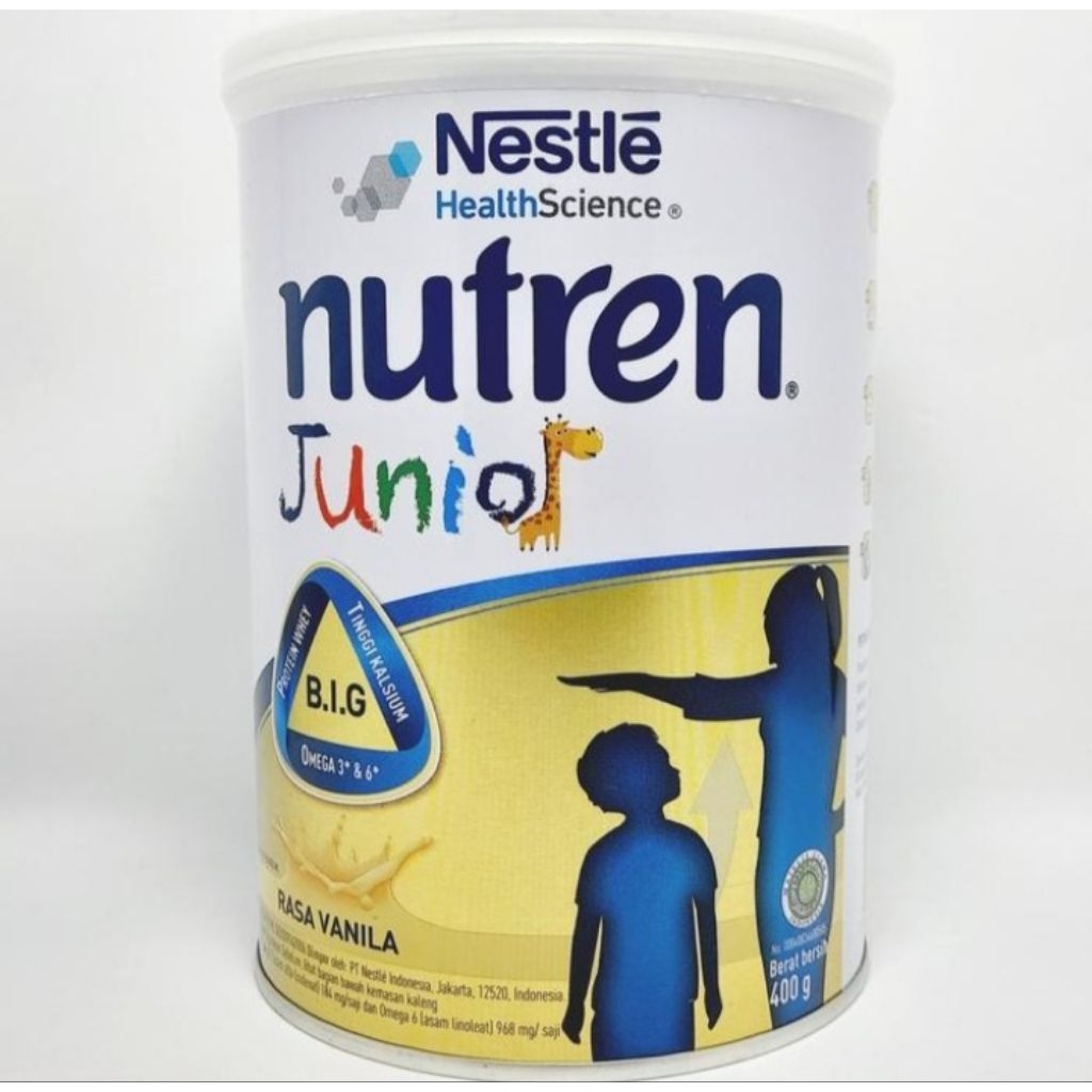 

Nutren Junior Vanila 400gr Susu Pertumbuhan Anak Usia 1-10 tahun