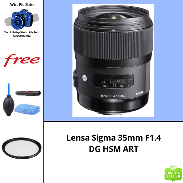 Lensa Sigma 35mm f1.4 DG HSM Art / Lensa Sigma 35mm f1.4 DG DN Art