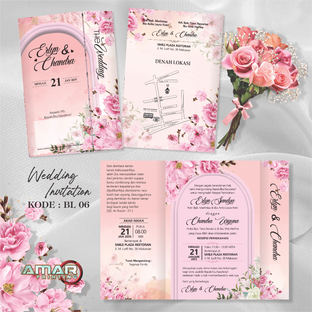 ELEGAN & BERKELAS UNDANGAN PERNIKAHAN PREMIUM HARGA TERJANGKAU, DI CETAK MESIN OFFSET BUKAN PRINT