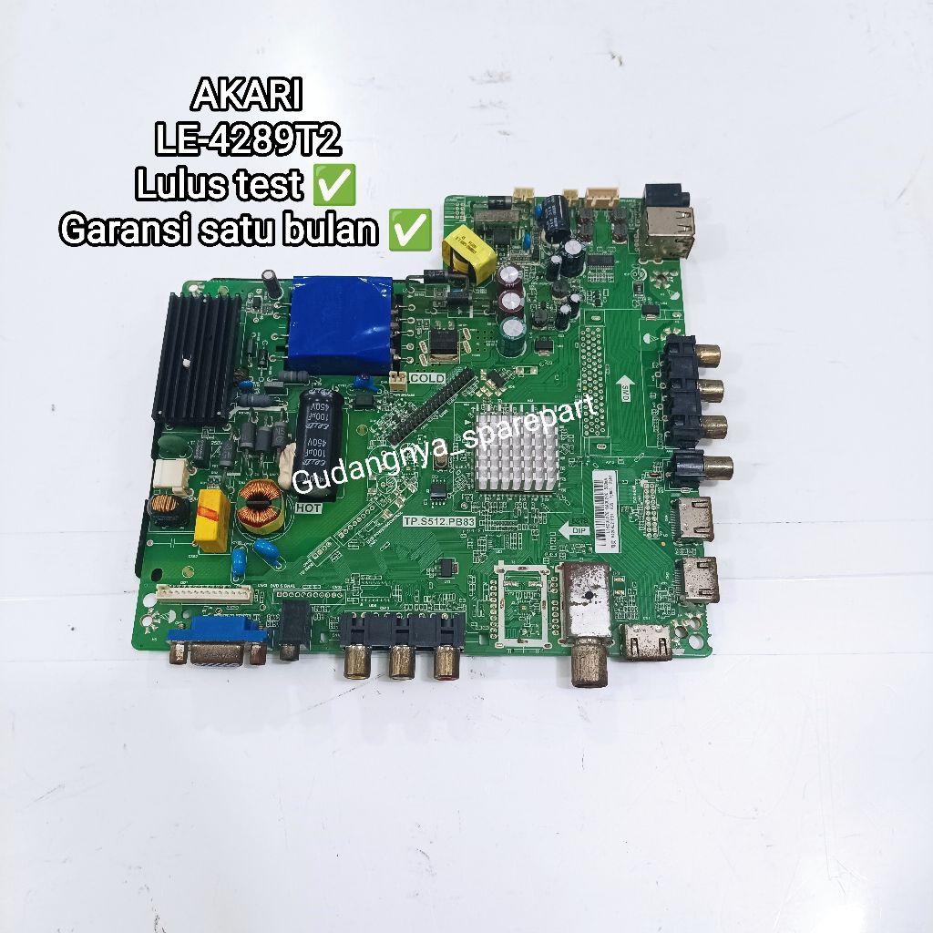 Mb AKARI LE-4289T2 LE 4289T2 mainboard mobo modul mesin tv