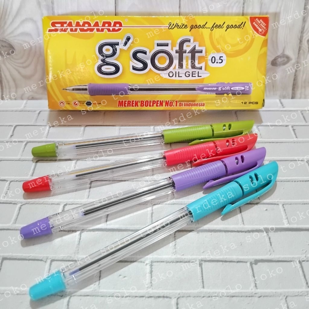 

Bolpoint Standard G'soft (tinta hitam)
