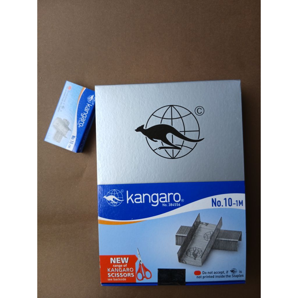 

Isi Staples Kangaro Nomor 10, 1 Box Isi 20 Kotak Kecil
