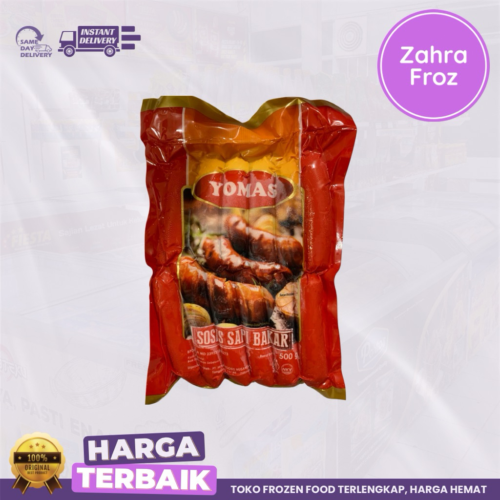 

YOMAS SOSIS SAPI BAKAR MINI 500 GR ISI 12