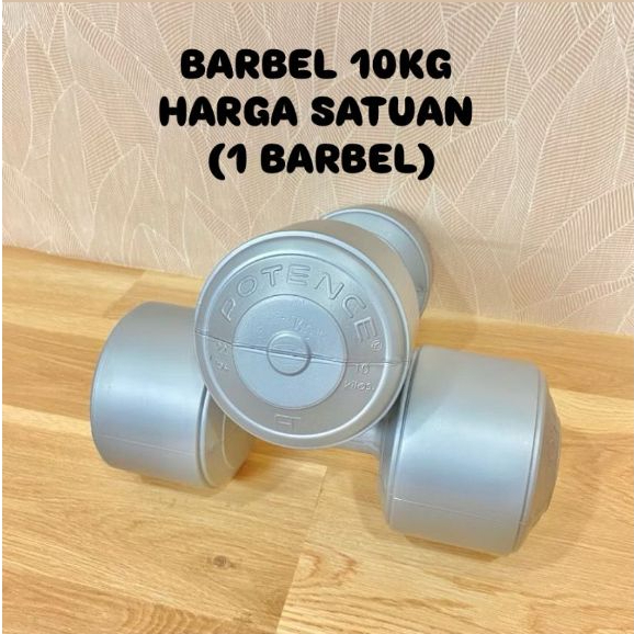 POTENCE BARBEL 10KG / DUMBEL 10KG / DUMBELL PLASTIK 10 KG POTENCE BARBEL PLASTIK 10KG
