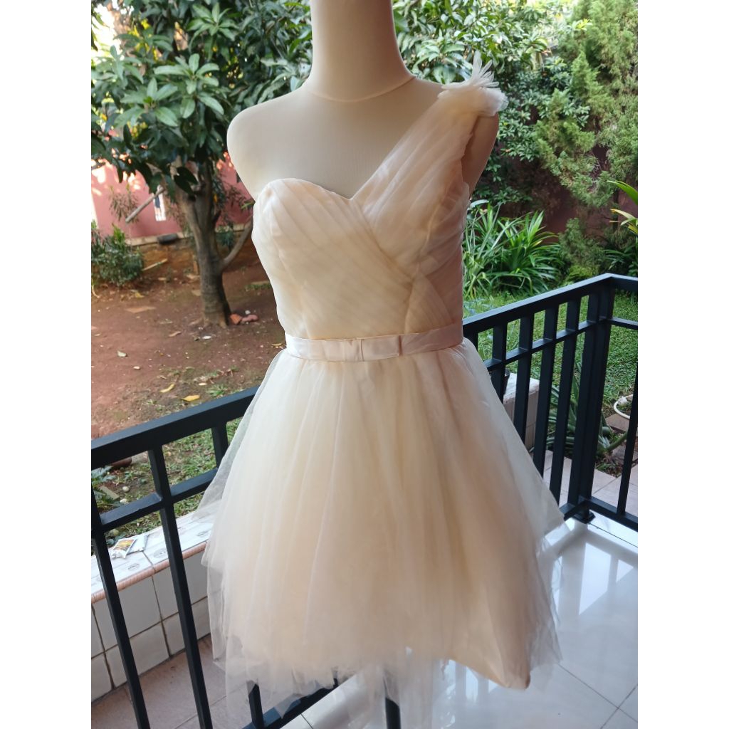 Gaun Pesta Tule One Shoulder / Tutu Dress Sweet Seventeen