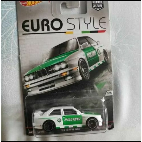 hot wheels euro style 92 BMW M3 ban karet