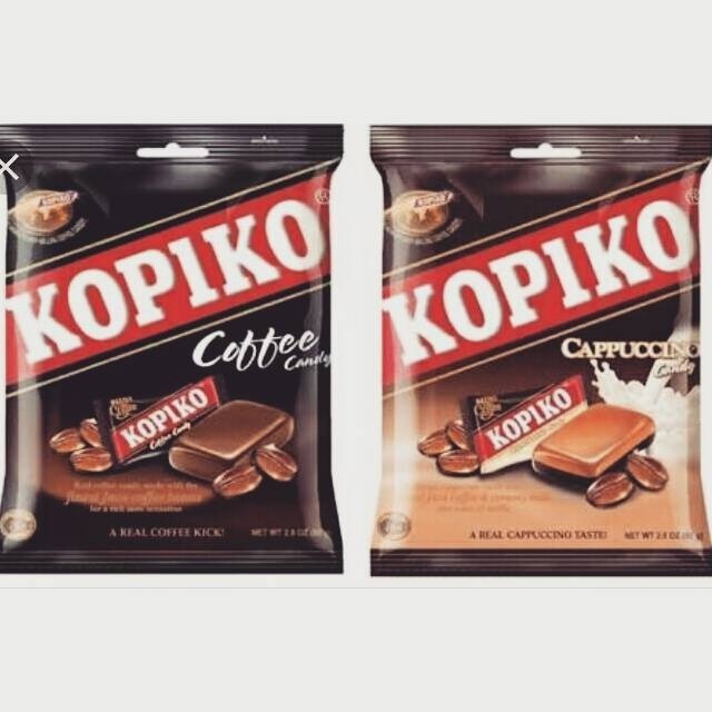 

KOPIKO Coffee Shot kopiko CLASSIC kopiko CAPPUCCINO Zak 50 Pcs (170 gr) ORIGINAL