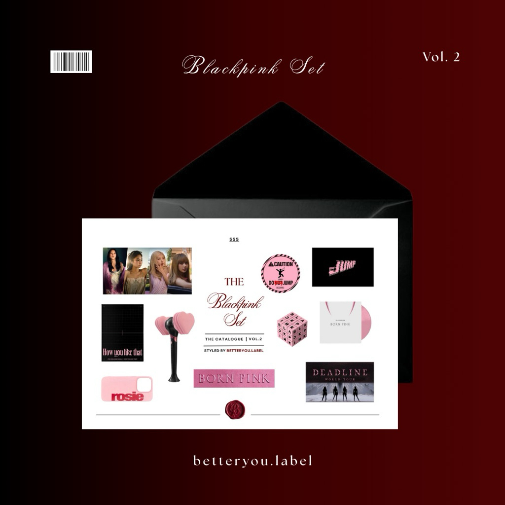 

Premium aesthetic 3D Sticker/Stiker “Blackpink Set” Vol. 2