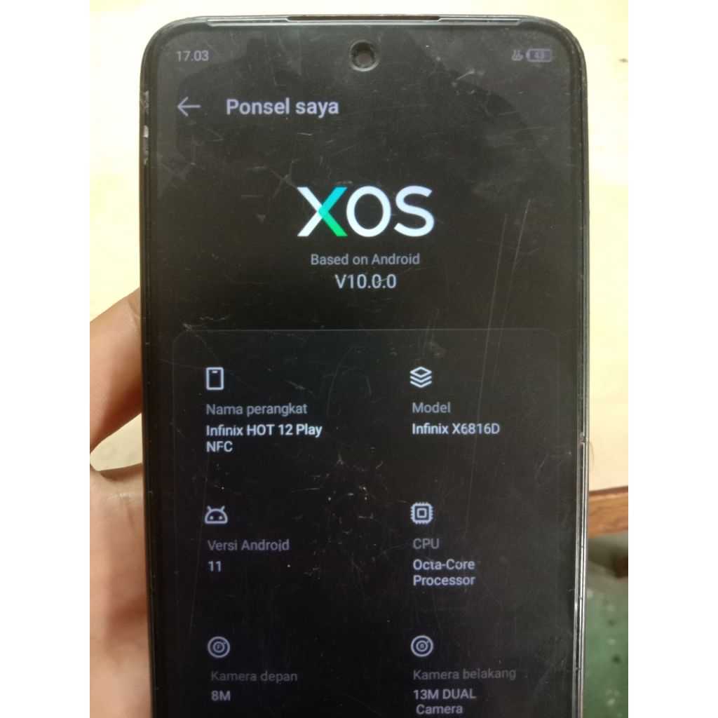 Mesin Infinix HOT 12 Play NFC /X6816D normal