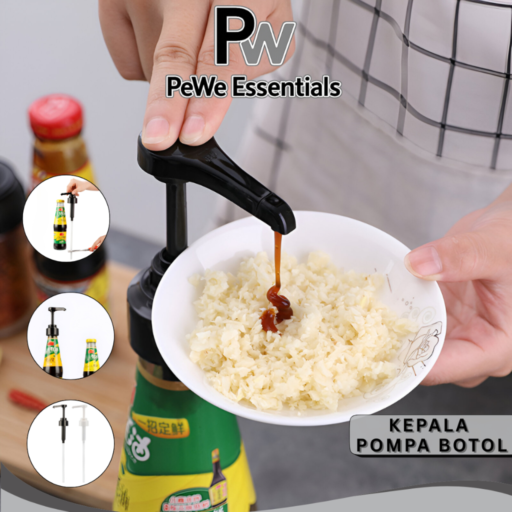 PW  - Pompa Tekan Botol Sirup & Saus | Praktis untuk Usaha Minuman