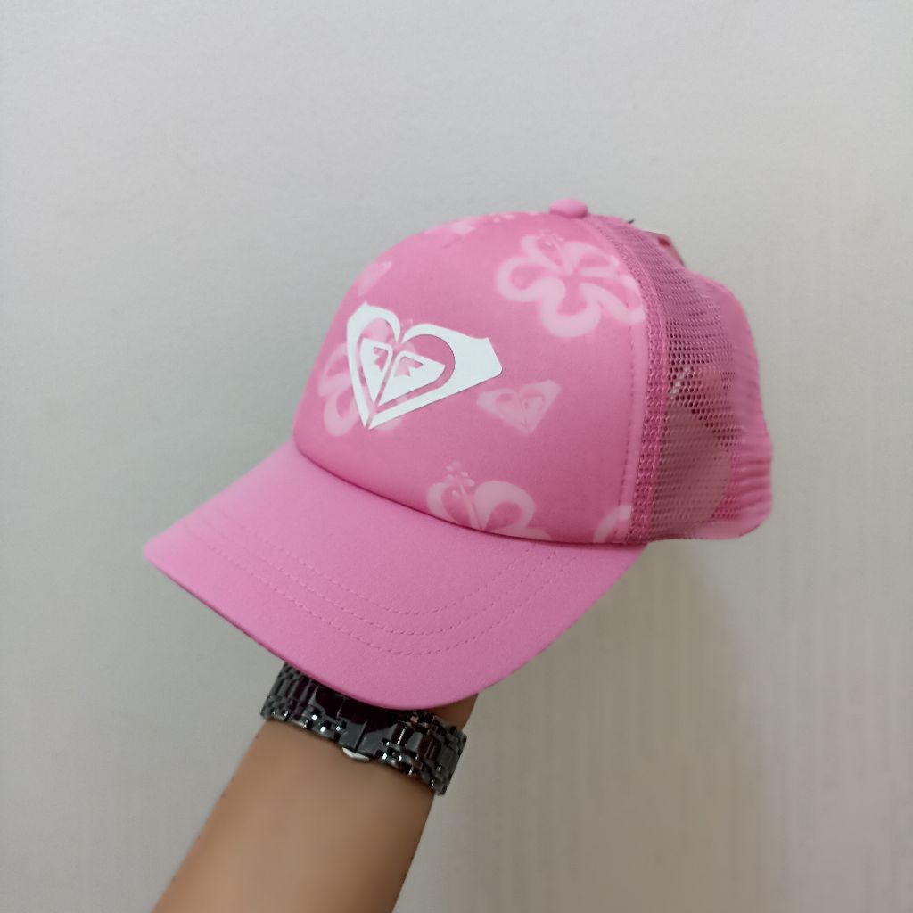 Topi Anak Perempuan Roxy Original Sweet Emot pink