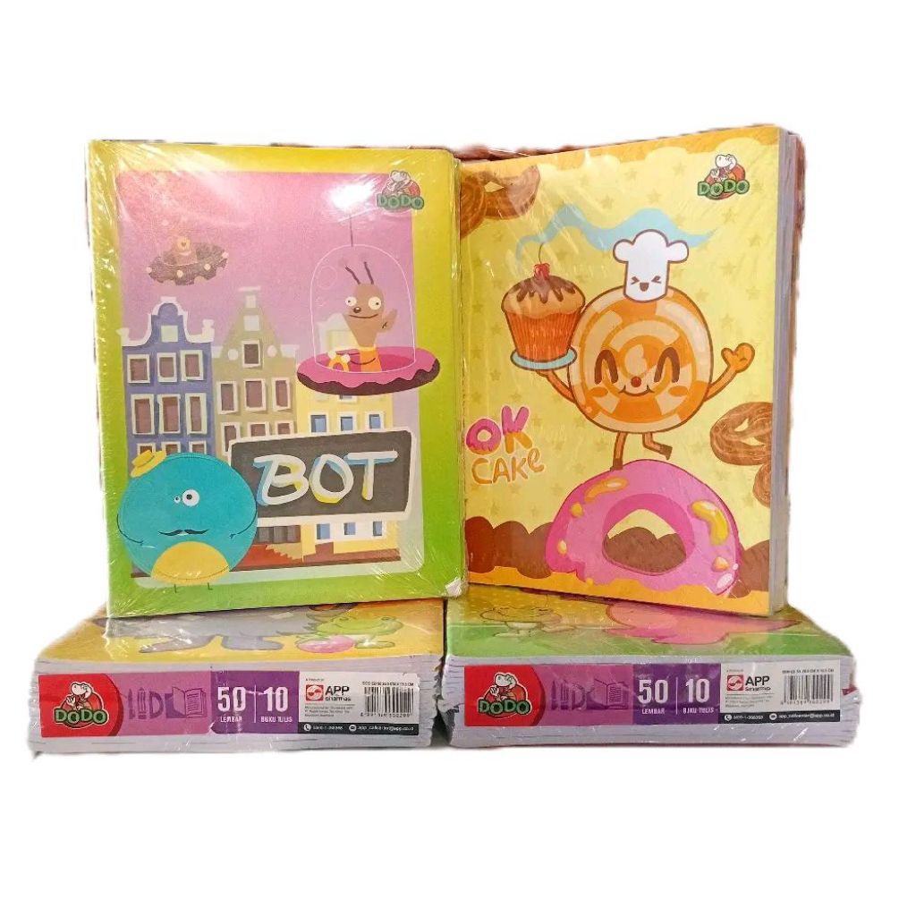 

10pcs BUKU TULIS DODO ISI 50 LEMBAR TERMURAH!! BUKU TULIS SEKOLAH MURAH MERK DODO ISI 50 LEMBAR 1pack ISI 10