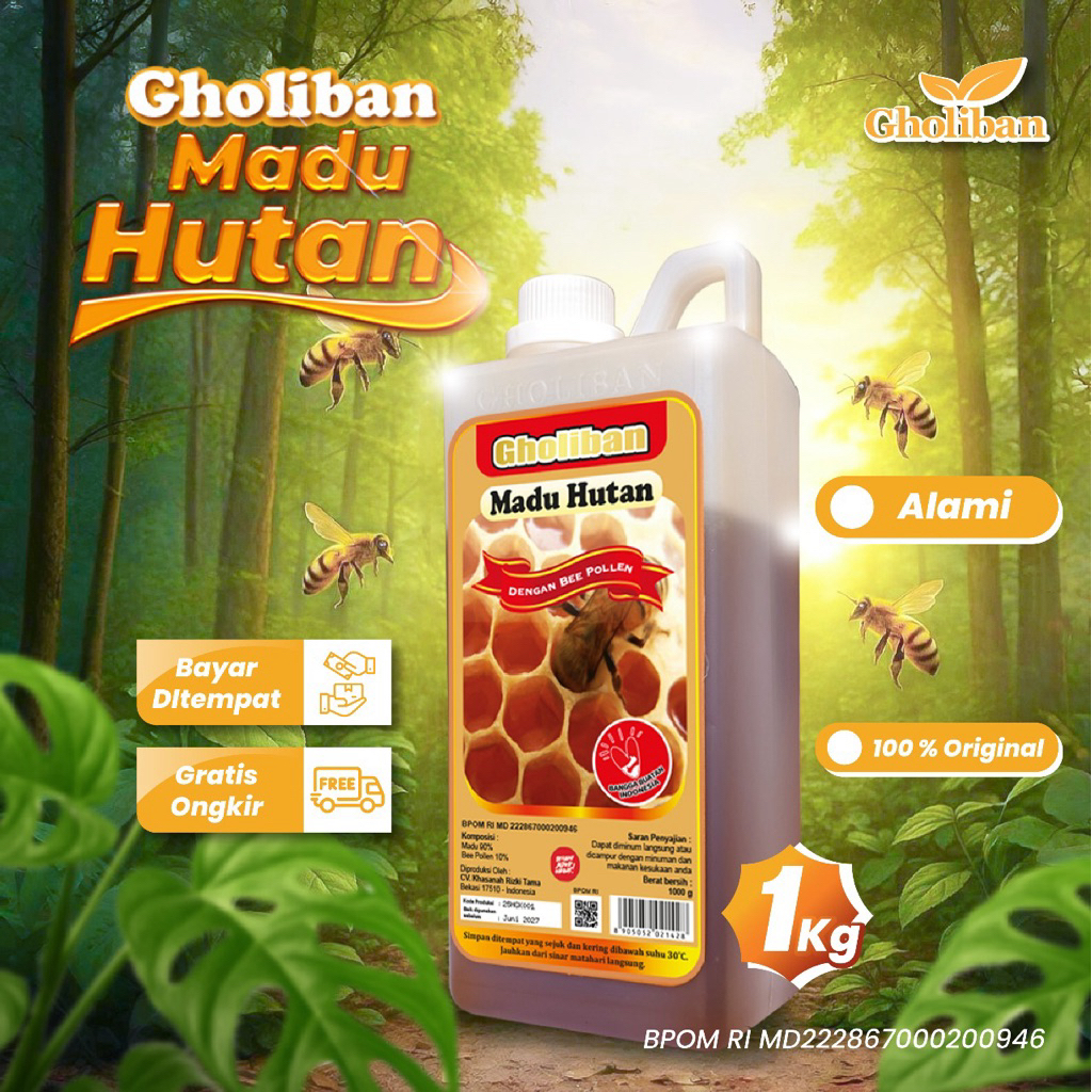 

men [READY STOCK] Gholiban Madu Hutan Kalimantan 1 Kg Terlaris
