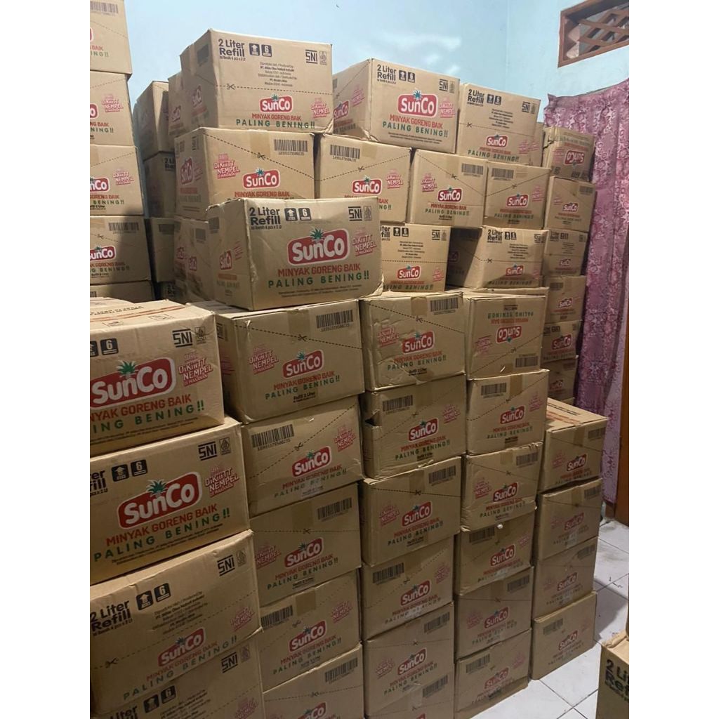 

MINYAK GORENG SUNCO/FILMA/FORTUNE KHUSUS KARTONAN (8 KARTON)