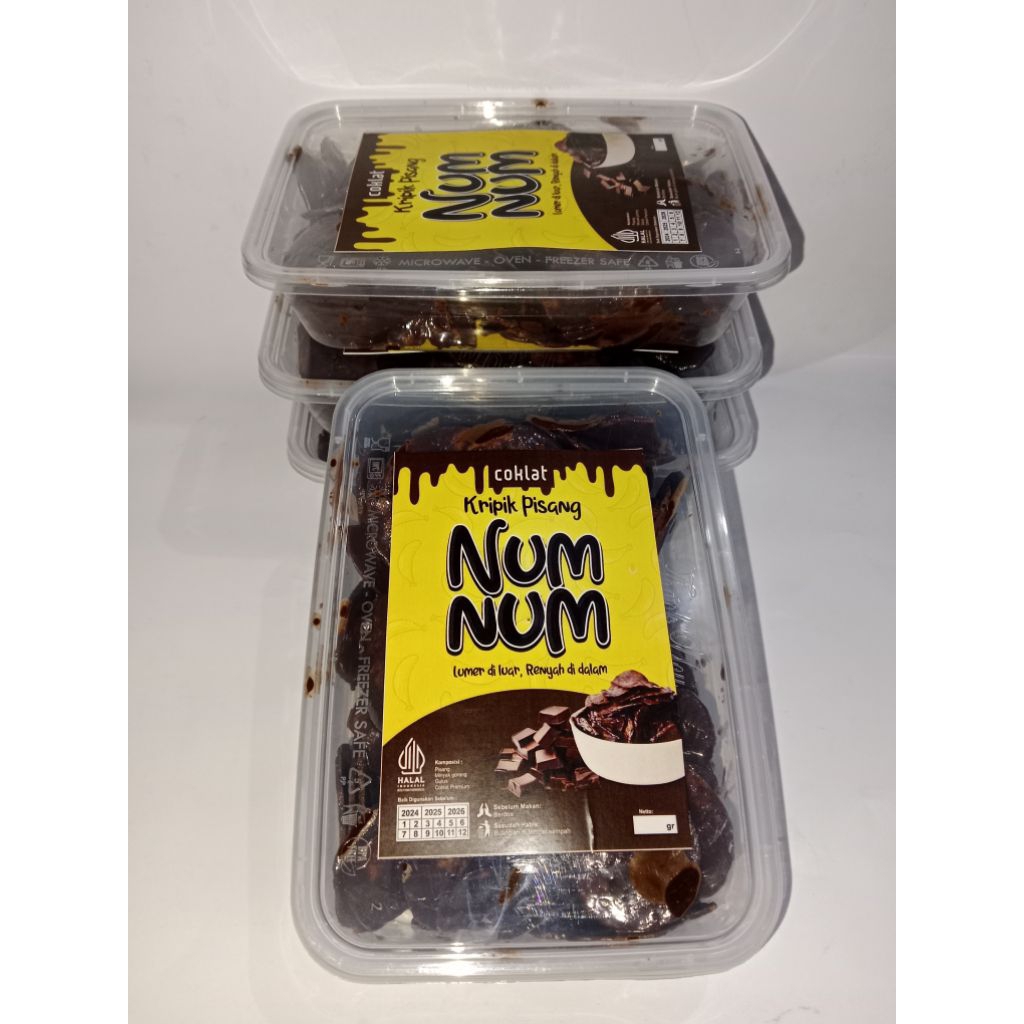 

Keripik pisang cokelat lumer bok 500ml