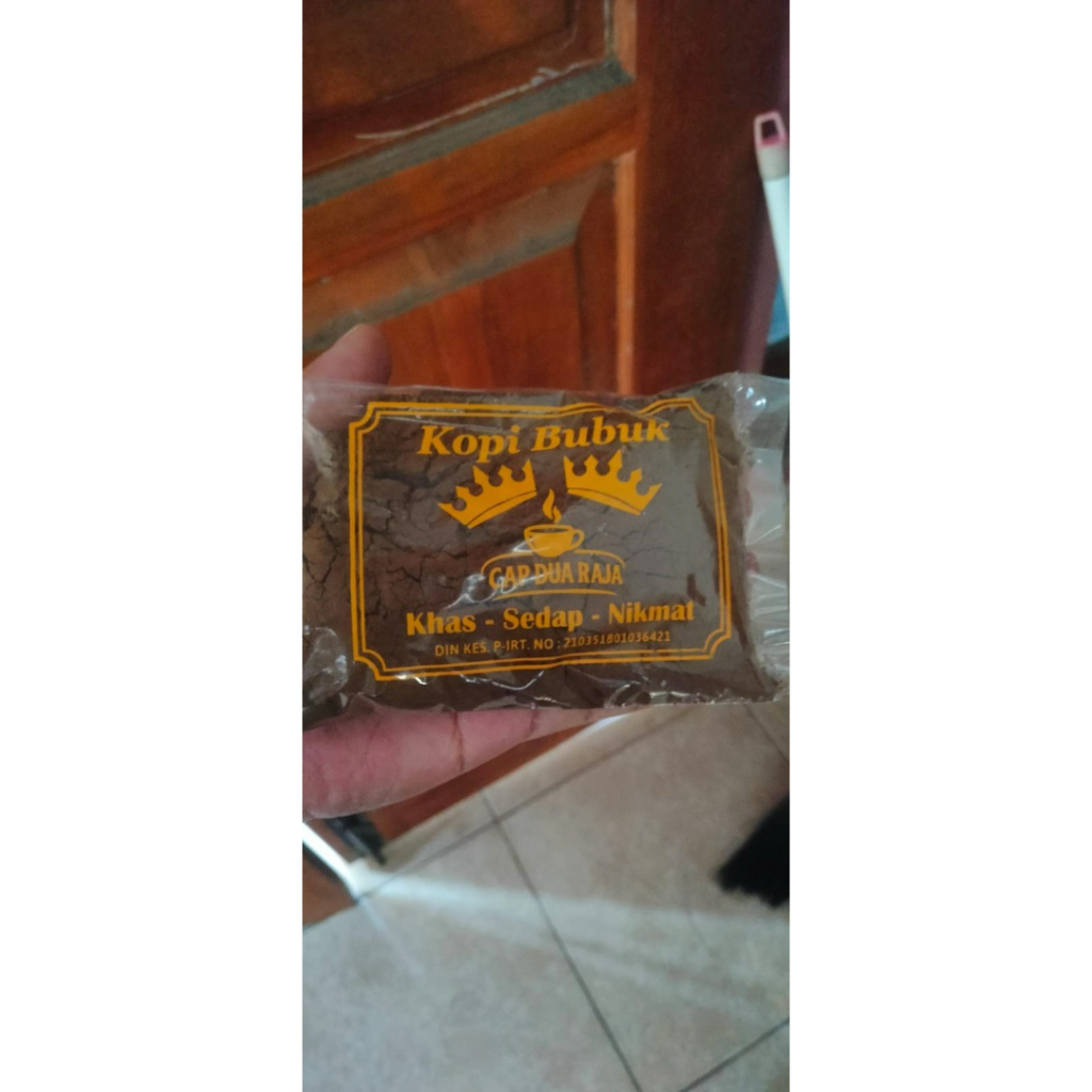 

Kopi Bubuk Cap Dua Raja - Kopi Hitam - Rasa Nikmat