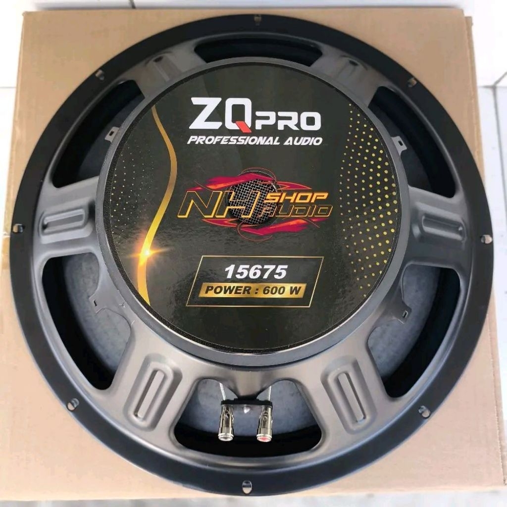 Speaker Zqpro 15675 15inch Voice Coil 3in 600watt Zq Pro 15675 / ZQPRO 15675 Speaker Zqpro 15in Spea