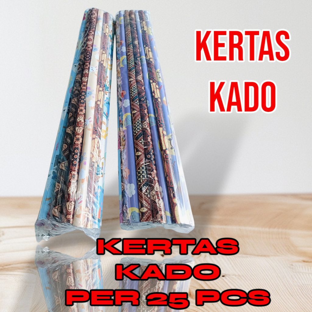 

KERTAS KADO BERKUALITAS PER 25 PCS