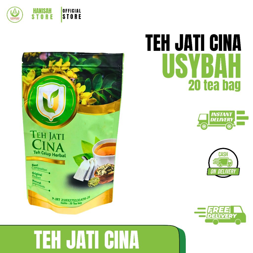 

TEH JATI CINA USYBAH | DETOKSIFIKASI TUBUH | 20 TEABAG