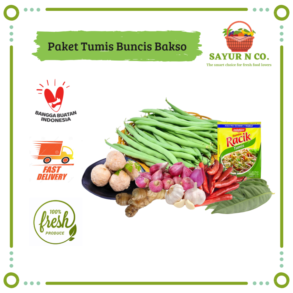 

Paket Masak Buncis Bakso | Sayur N Co Bekasi