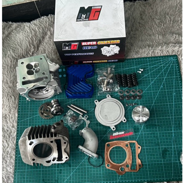 Paketan Head 4 klep Exciter PNP karisma supra 125 Wave KPH KYZ