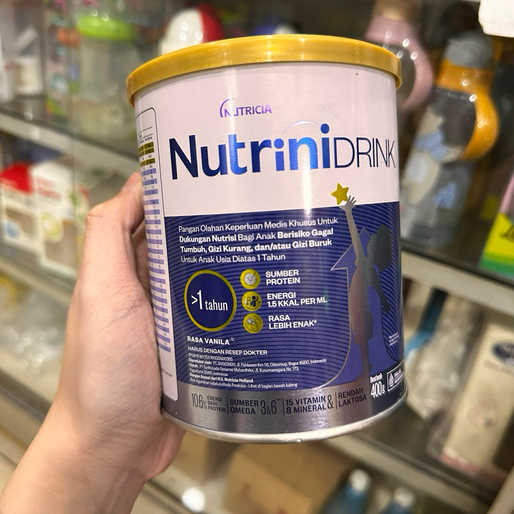 

Nutricia Nutrinidrink 1-12tahun 400gr EXP 2027