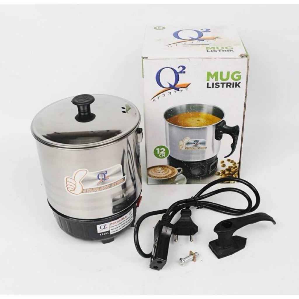 Mug Pemanas Air - Teko Listrik 12cm - Electric Heating Cup