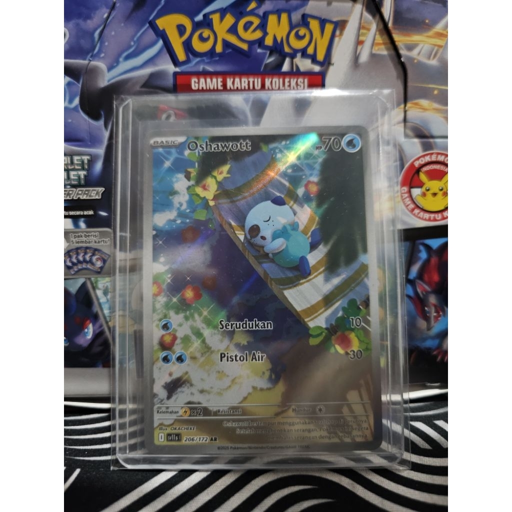 Pokemon TCG AR - Oshawott, Zorua, Yamask (Hitam & Putih)