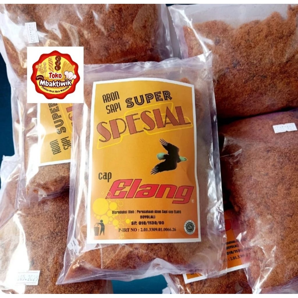 

abon sapi super spesial cap elang 250 gram