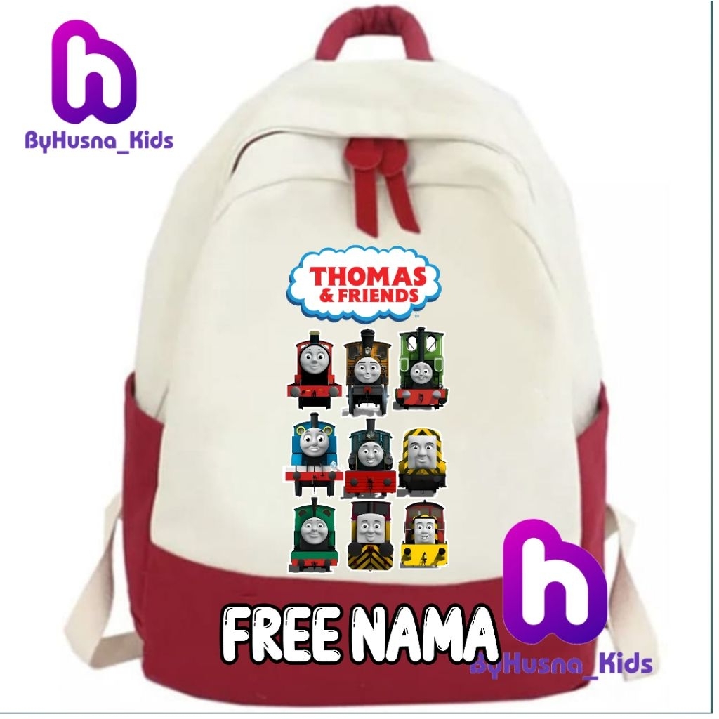 THOMAS AND FRIENDS TAS RANSEL ANAK THOMAS AND FRIENDS TAS ANAK CEWEK COWOK CUSTOM