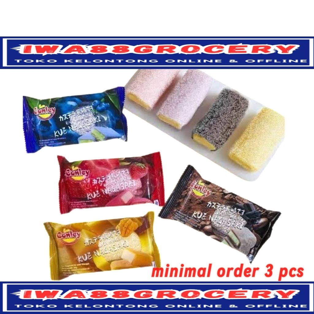 

Conley kue nagasari aneka rasa 35gram
