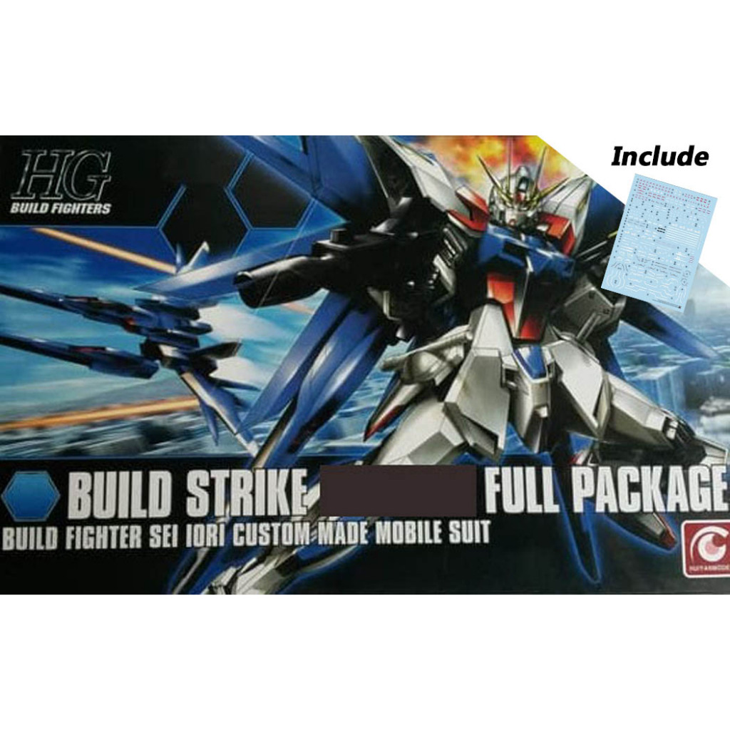 HG Huiyan 1:144 Fighter Build Strike Full Package + Water Slide Decal