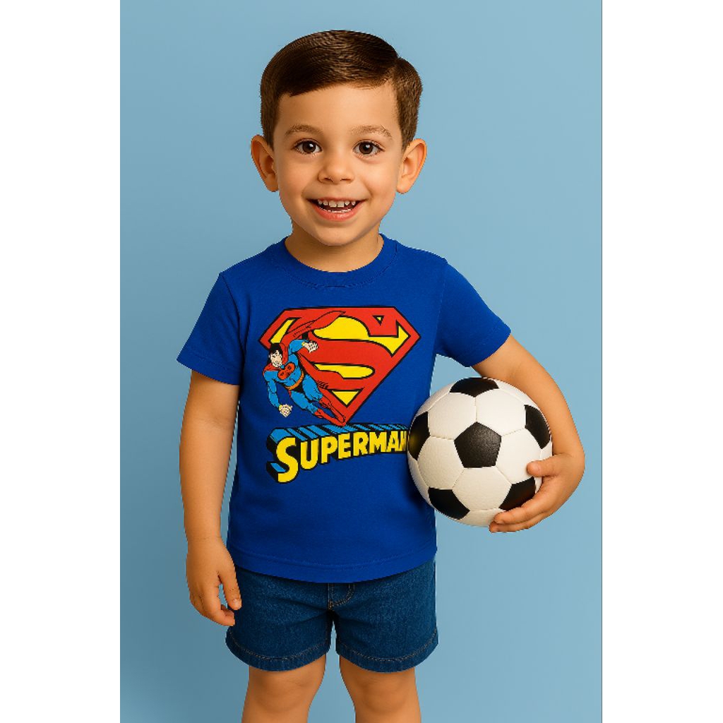 Kaos Superman Anak brand Second Star usia 2 sampai 6 tahun