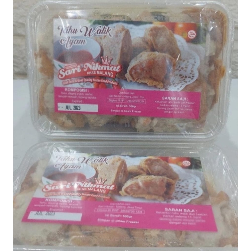 

Tahu Walik Sari Nikmat Rasa Ayam