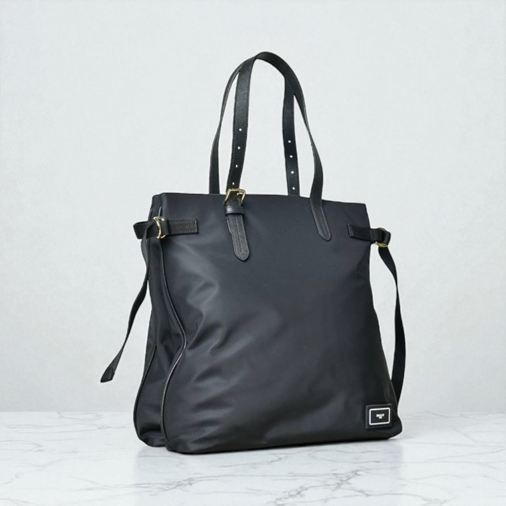BALLY Chiaro Nylon Davis Tote Bag