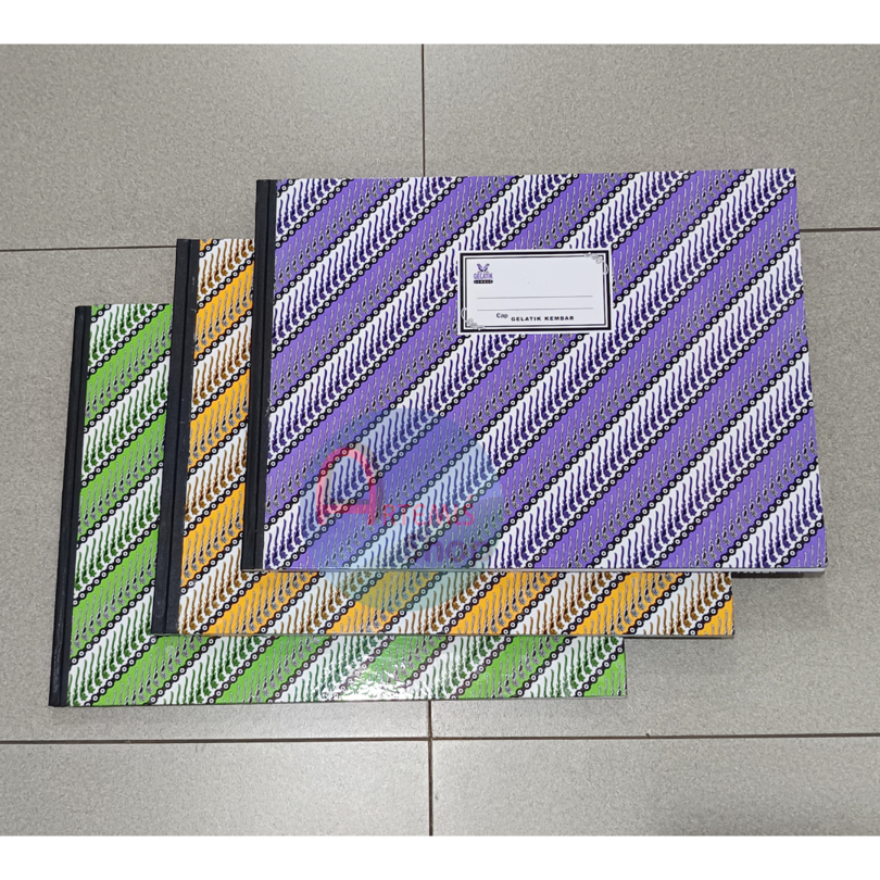 

Buku Hard Cover / Hardcover Double Folio GELATIK KEMBAR 100 Lembar