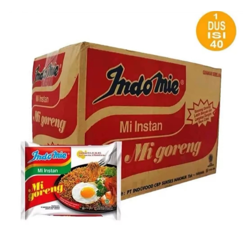 

Indomie Goreng 1 Dus isi 40 Pcs (Dona Mart)