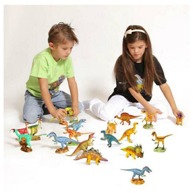 Dr. Steve Hunters Coleccion Dinosaurios Mainan Karet Geoworld Original