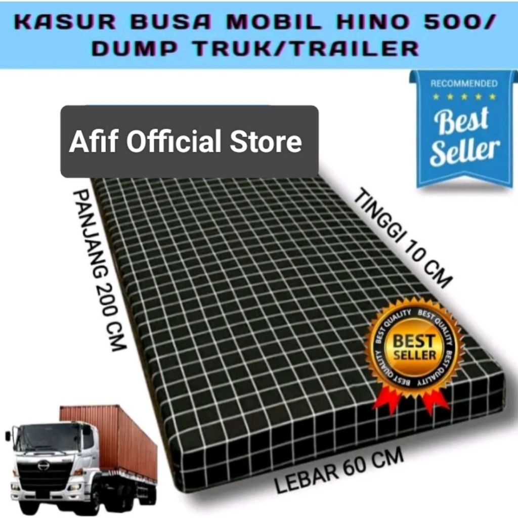 Kasur mobil Hino 500,Container Ukuran 200x60x10cm,Trailer/DumpTruck