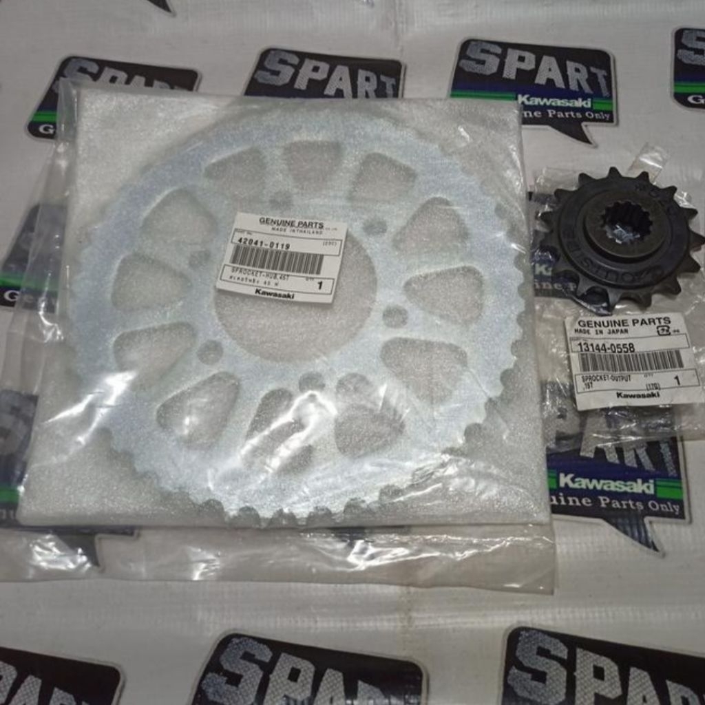 gear gir belakang 45T kawasaki z800 z 800 original