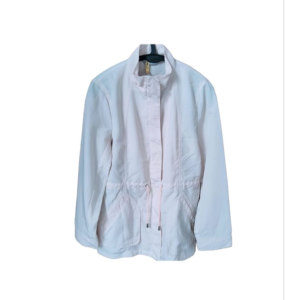 thirft sport jacket parasut, soft pink