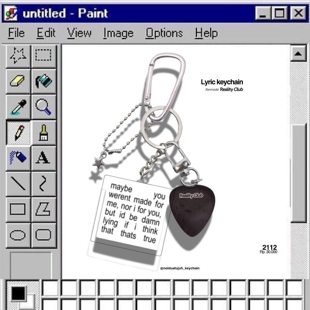 Lyric Keychain - 2112 (Reality Club)