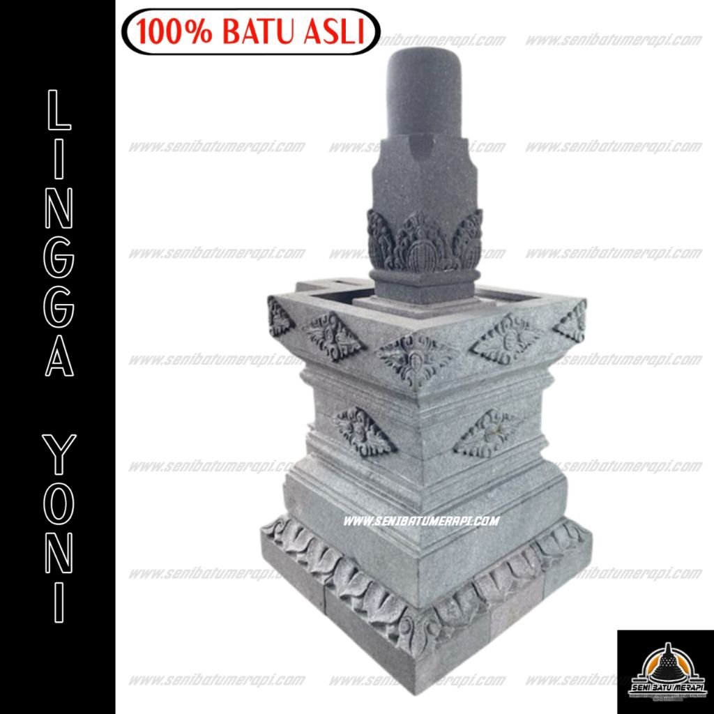 Lingga yoni jumbo (batu asli)