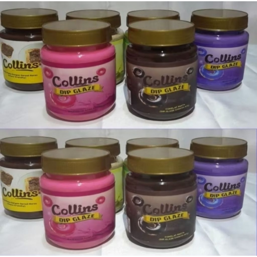 

GLAZE COLLINS ALL VARIAN RASA KEMASAN BOTOL 200ML TERMURAH